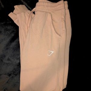 Pink gym shark joggers size xs